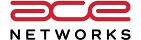 a red and black logo